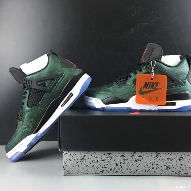 Cheap aj4-1043515 jordan 4 air green laser 0503